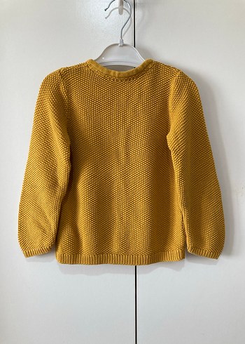 H&M Kız Çocuk Hardal Rengi Örgü Hırka
