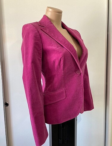 Zara Sıklamen rengi Zara Blazer Ceket