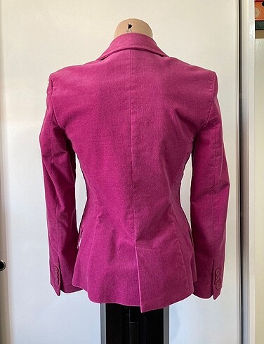 s Beden pembe Renk Sıklamen rengi Zara Blazer Ceket