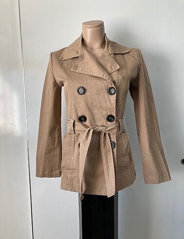 Camel Trençkot / Sütlü Kahve Trenchcoat