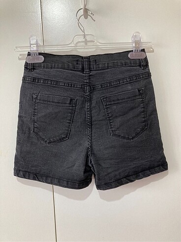 Zara Siyah Kısa Mini Kot Şort