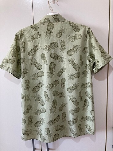 Zara 11-12 Yaş Erkek Çocuk Ananas Desenli Yazlık Gömlek