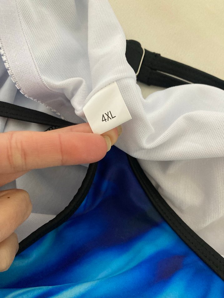 Büyük Beden 4XL Kadın Mayo / Bikini Üstü - Görsel 3