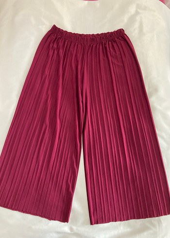 Mevsimlik Bordo Kadın Pantolon - Görsel 3