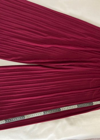 Mevsimlik Bordo Kadın Pantolon - Görsel 5