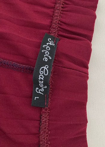 Mevsimlik Bordo Kadın Pantolon - Görsel 4