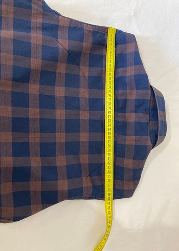 Erkek Kahverengi Kareli Gömlek - Görsel 10