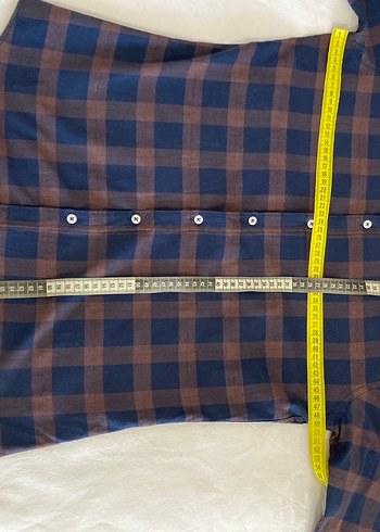 Erkek Kahverengi Kareli Gömlek - Görsel 8