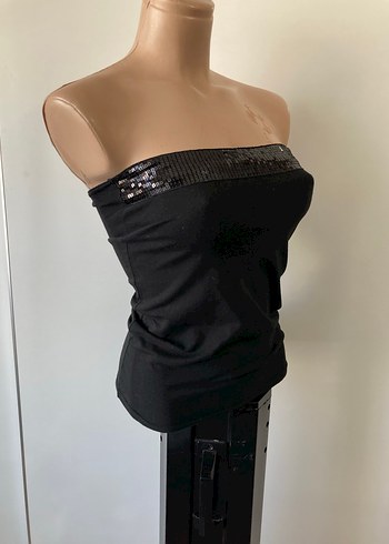Siyah Straplez Minimalist Kadın Büstiyer - Görsel 2