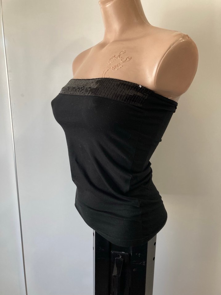 Siyah Straplez Minimalist Kadın Büstiyer - Görsel 3