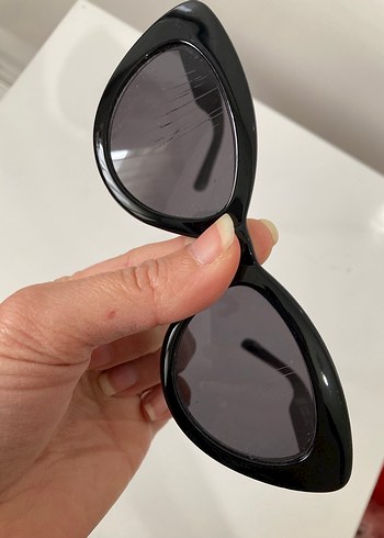 Siyah retro model kadın güneş gözlüğü - Görsel 11