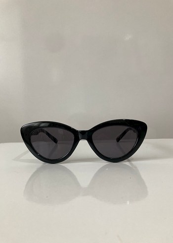 Klasik Siyah Goth Kadın Güneş Gözlüğü - Görsel 10