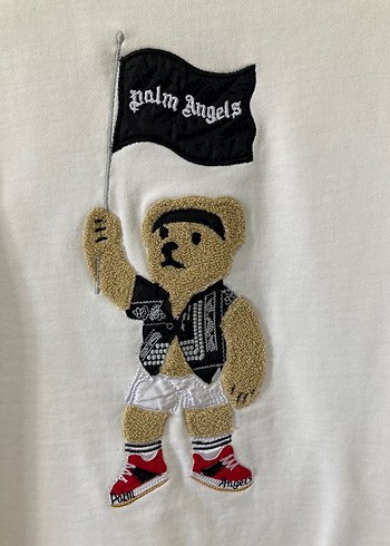 xl Beden Pamuklu Uzun Kollu Beyaz Sweatshirt