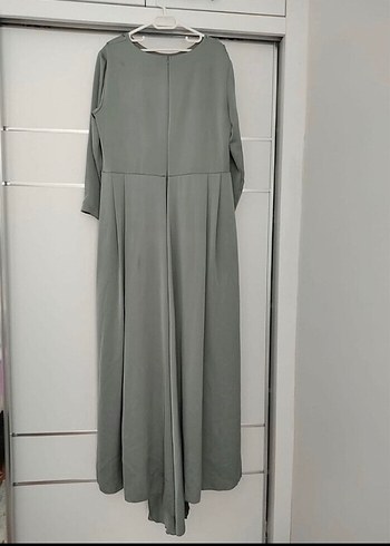 Tesettür Abiye Elbise Eşarp Hediye - Görsel 2