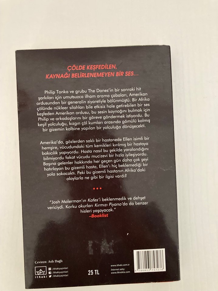 Kırmızı Piyano - Josh Malerman - Görsel 2