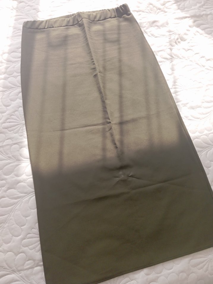 haki yeşili kalem etek - Görsel 4