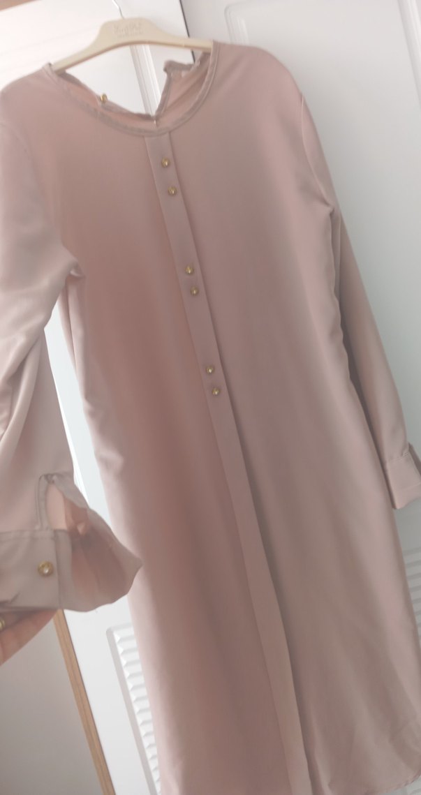 düğmeli şık ve zarif kadın tunik - Görsel 4