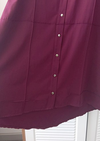 mürdüm renk  Kadın Tunik - Görsel 3