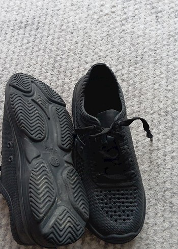 Siyah Bağcıklı Spor ayakkabı - Görsel 3