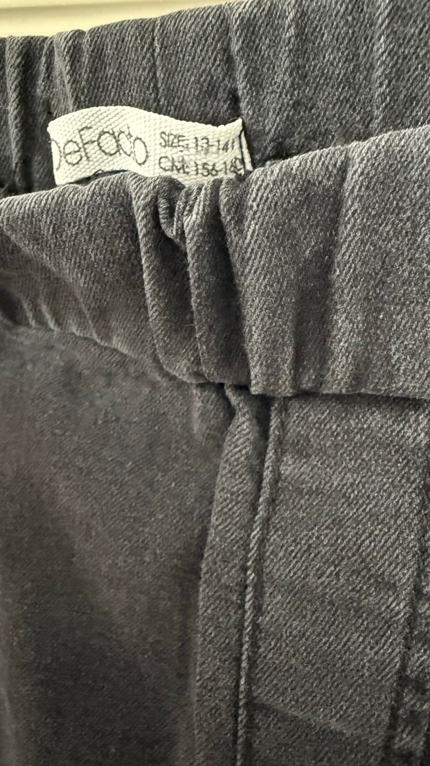 Siyah Kız Kot Pantolon Likralı - Görsel 3