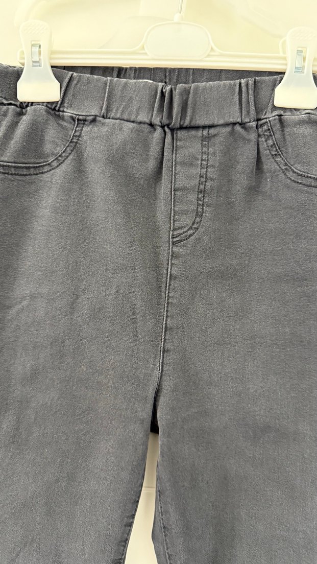 Siyah Kız Kot Pantolon Likralı - Görsel 2