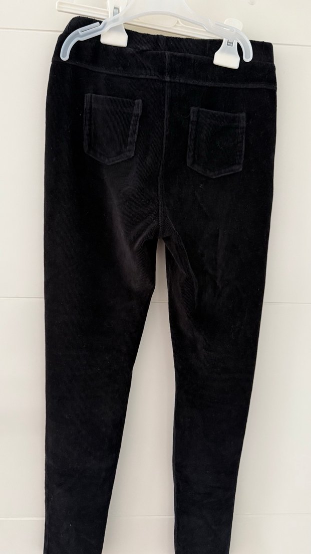 Siyah Kadife Pantolon Tayt - Görsel 3