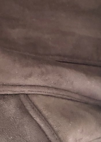 Kahverengi Süet Fermuarlı Erkek Kaban - Görsel 10