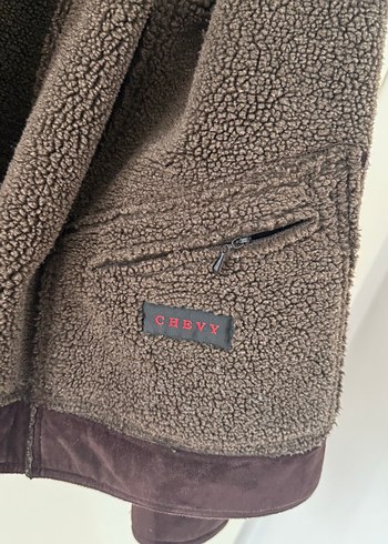 Kahverengi Süet Fermuarlı Erkek Kaban - Görsel 5