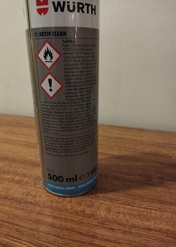 Würth Aktiv Clean Temizleyici Sprey - Görsel 3
