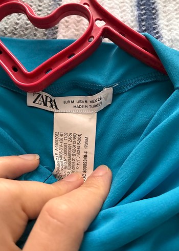 Turkuaz Drapeli mini elbise - Görsel 3