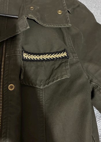 Haki Süet Kemerli Midi Kadın Ceket - Görsel 3