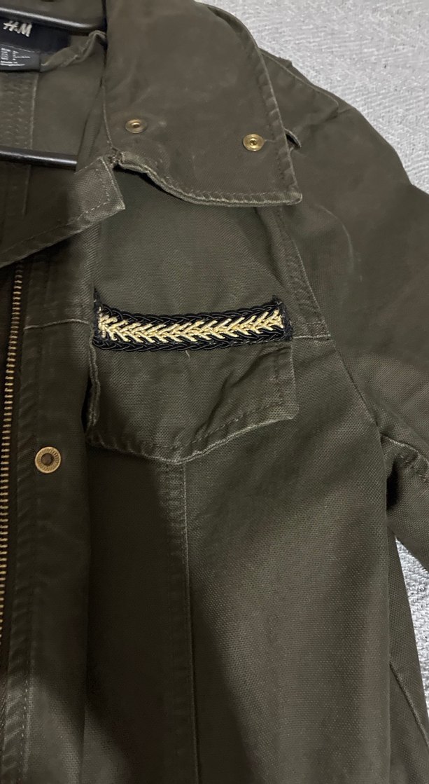 Haki Süet Kemerli Midi Kadın Ceket - Görsel 3