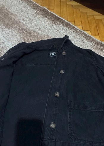 Siyah Düğmeli Kadın Kot Ceket - Görsel 2