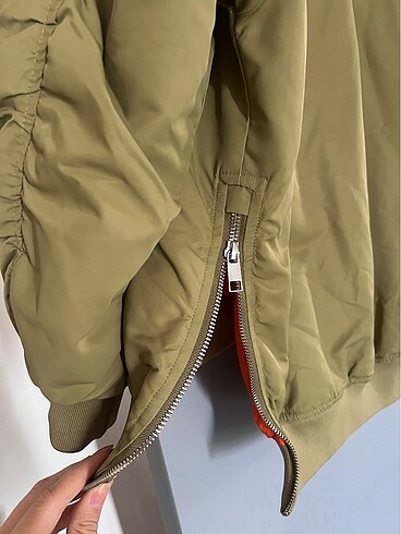 m Beden haki Renk Zara bomber ceket