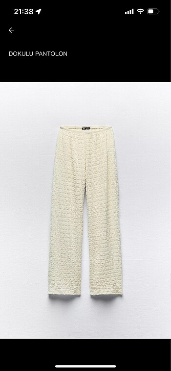 Zara Zara dokulu pantolon
