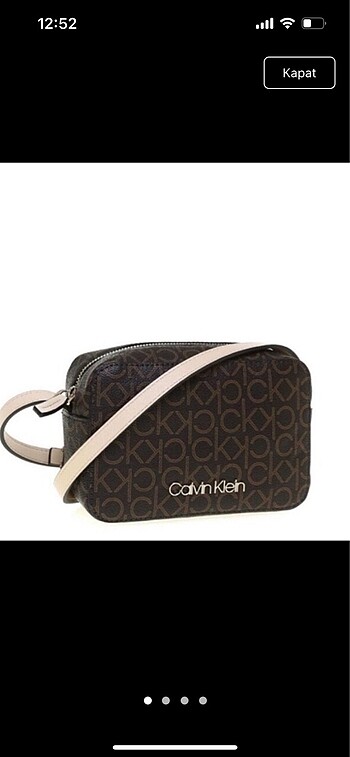 Calvin Klein monogram çanta