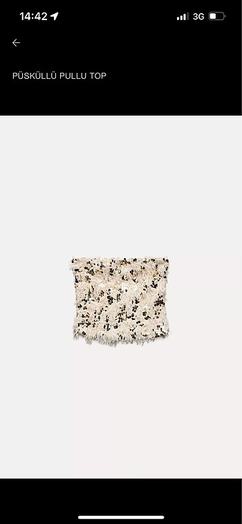 Zara pullu püsküllü top