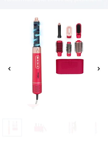 Fantom Nar Çiçeği Saç Şekillendirici Set (Hair Styler SK 1600)