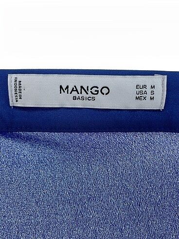 m Beden mavi Renk Mango Bluz %70 İndirimli.