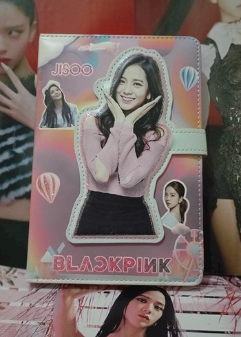 Pembe Parlak Blackpink Jisoo Defteri