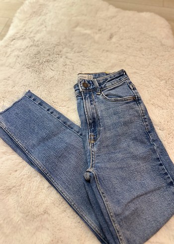 Gri Mavi Kadın Denim Pantolon - Görsel 6