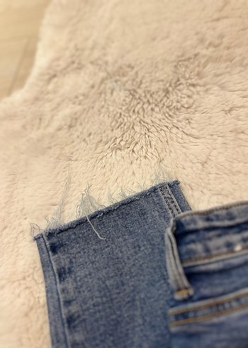 Gri Mavi Kadın Denim Pantolon - Görsel 9