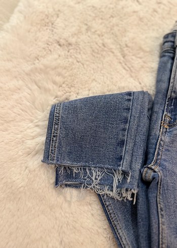 Gri Mavi Kadın Denim Pantolon - Görsel 7