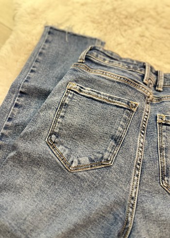 Gri Mavi Kadın Denim Pantolon - Görsel 5