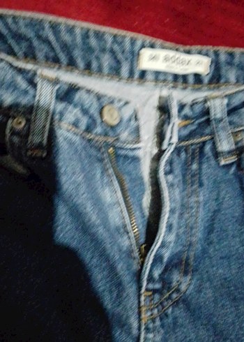 Kadın Mavi Denim Midi Boy Jean - Görsel 3