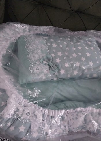 Gri Pastel Bebek Uyku Seti - Görsel 5