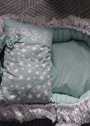 Gri Pastel Bebek Uyku Seti - Görsel 4