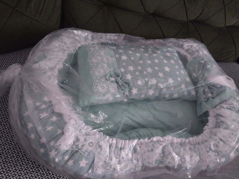 Gri Pastel Bebek Uyku Seti - Görsel 5