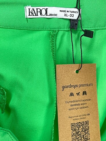 xl Beden yeşil Renk Diğer Düz Kesim %70 İndirimli.