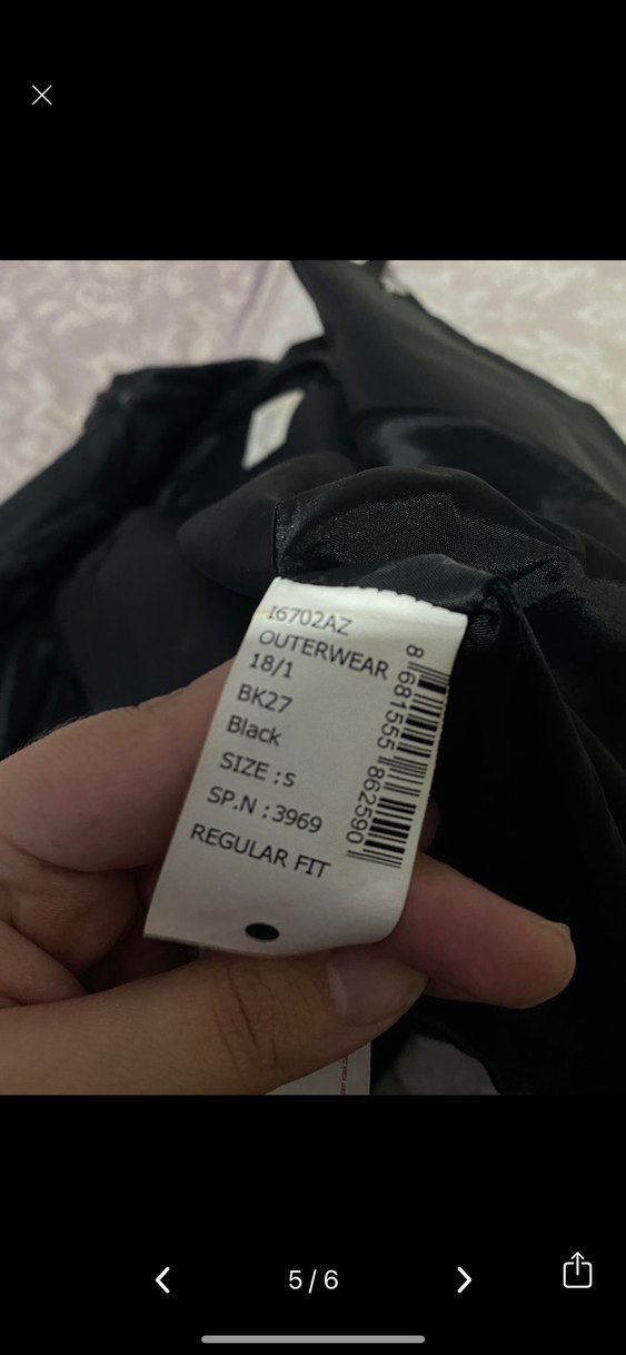 Kadın Siyah Deri Ceket - Görsel 5